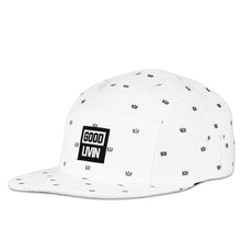 Good Livin Crown Black on White 5 Panel Strapback by Grassroots California